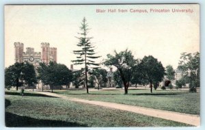 PRINCETON UNIVERSITY, New Jersey NJ~ Handcolored BLAIR HALL from Campus Postcard