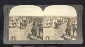REAL PHOTO TORONTO CANADA THE 48th HIGHLANDERS OF TORONTO STEREOVIEW CARD