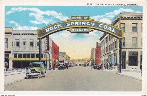 ROCK SPRINGS, Wyoming, 1900-1910's; The Arch