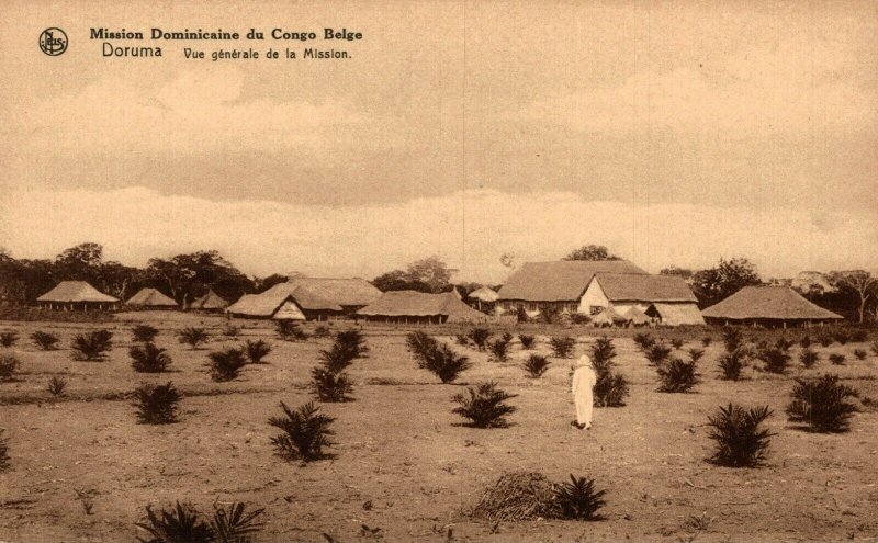 Congo Duruma General View of the Mission Vintage Postcard 08.70