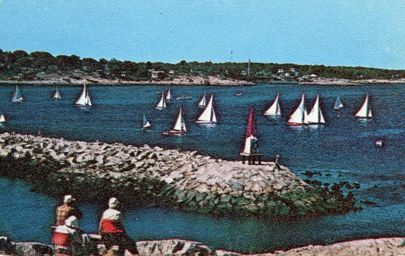 MA - Rockport. Sandy Bay, Sailboat Racing