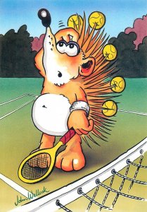 Lot Herbert Hedgehog goes fishing skiing golf cricket tennis comic John Wellock