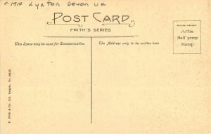 UK Devon Cherry Bridge sheep street Scene Frith & CO #59423 Postcard 22-6566