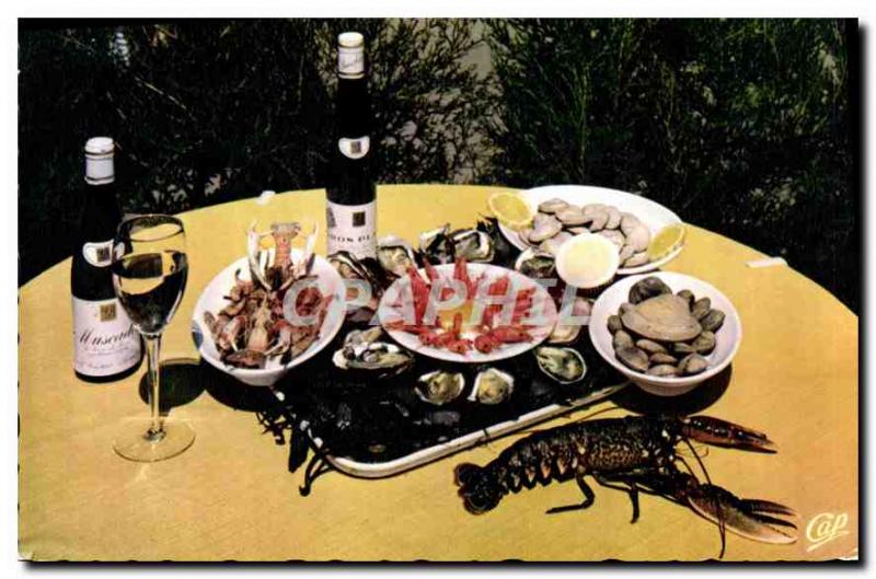 Old Postcard The Seafood