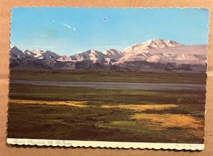 1973 USED POSTCARD - MT. McKINLEY,  ALASKA - PIN HOLE ON TOP