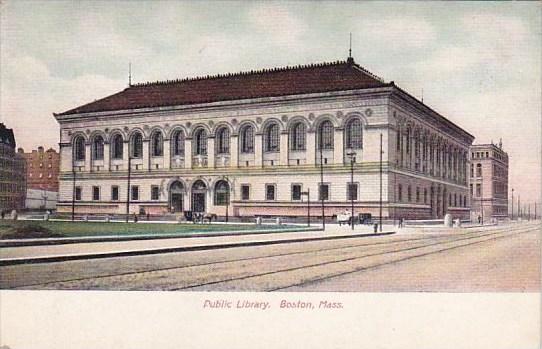 Public Library Boston Massachusetts