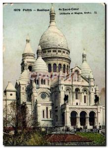 Paris - 14 - Basilica of Sacre Coeur - Old Postcard