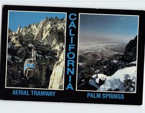 Postcard Aerial Tramway & Palm Springs, California