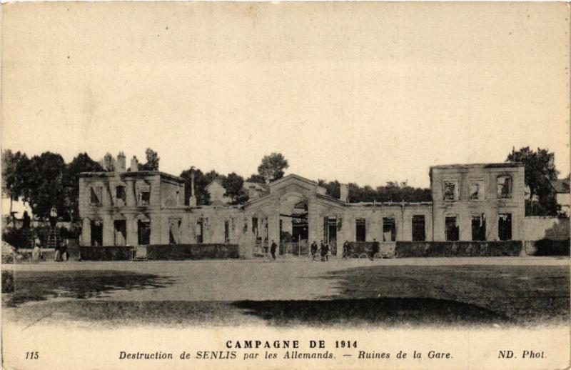 CPA Campagne de 1914 Destruction de SENLIS par les Allemands Ruines (291685)