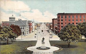 State Capitol Looking East  - Lansing, Michigan MI