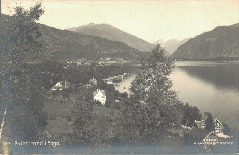 Norway Balestrand i Sogn RPPC 03.36