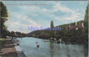 Berkshire Postcard - Glen Island, Maidenhead, River Thames  RS37703