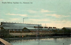 1911 Hammond Indiana Simplex Railway Appliance Knox Postcard 25-11157