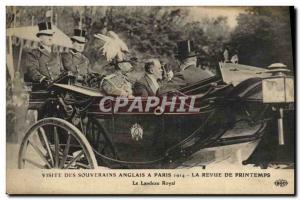 Old Postcard Visit The English Sovereigns In Paris Review From The Spring roy...