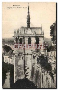 Postcard Old Amboise St. Hubert Chapel