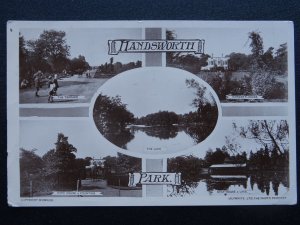 West Midlands HANDSWORTH PARK 5 Image Multiview c1922 RP Postcard by E. Leech