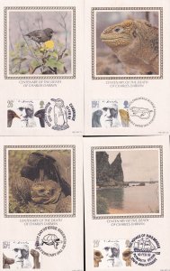 Benham Charles Darwin Evolution Of Man 4x Postcard FDC s