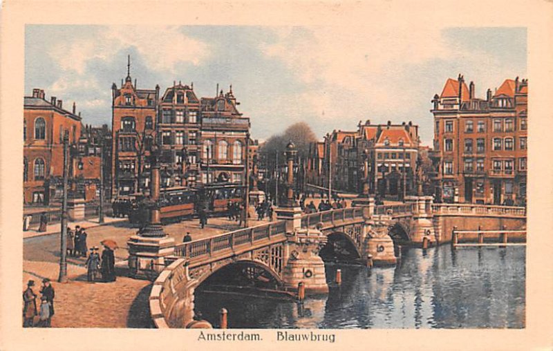 Blauwbrug Amsterdam Holland Unused 
