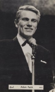 Adam Faith Brel CS112 Rare Early Real Photo Brel Postcard