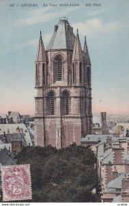 ANGERS, Maine Et Loire, France, 1900-1910s; La Tour Saint Aubin