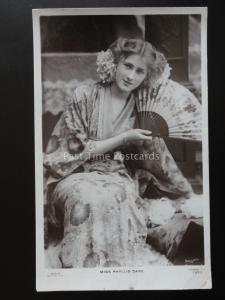 Actress MISS PHYLLIS DARE in Oriental Costume c1908 RP Postcard by Rapid 2930