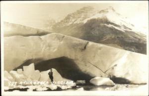 Byron Harmon #997 Athabasca Glacier Real Photo Postcard c1910s-30s