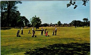 CHICO, CA California   GOLFERS at BIDWELL PARK  c1960s  Butte County Postcard