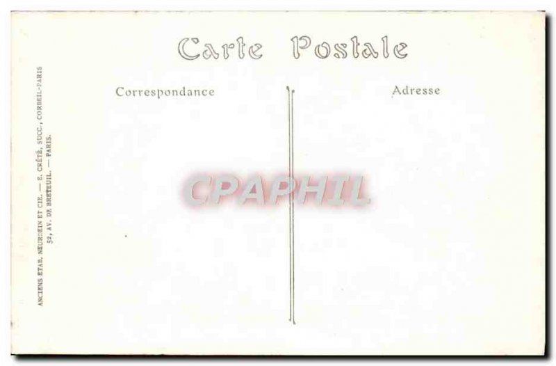 Old Postcard The Rite of Paris Basilica Campanile