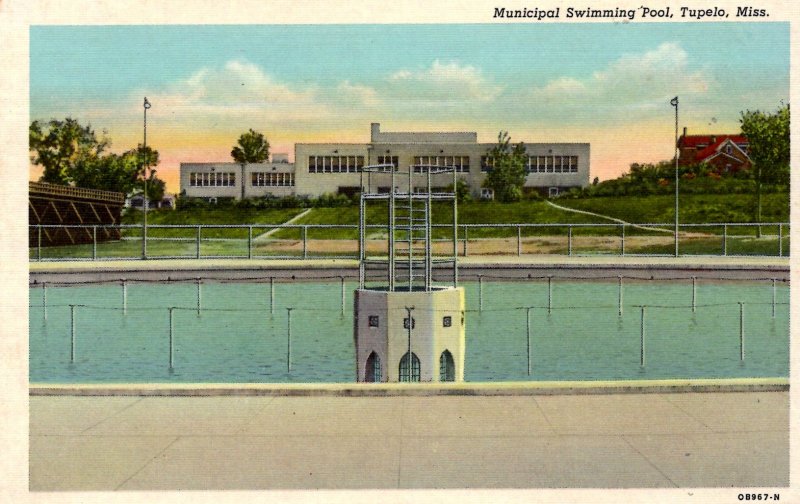 Tupelo, Mississippi - The Municipal Swimming Pool - c1930