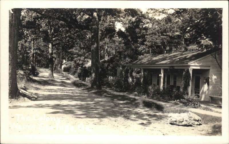 Warm Springs GA The Colony c1920s-30s Real Photo Postcard