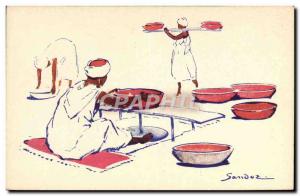 Old Postcard Fantasy Illustrator North Africa
