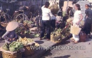 Vietnamese Market Saigon Vietnam, Viet Nam Unused 