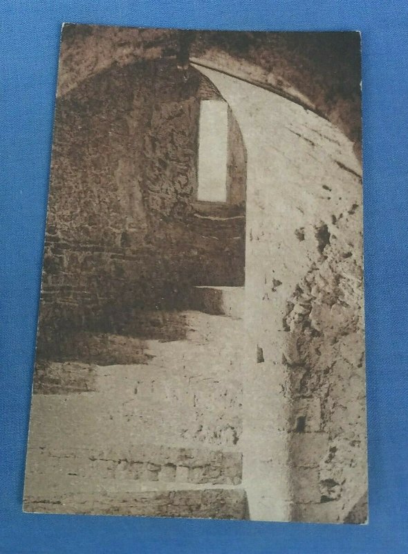 Vintage Postcard Main Stairway Colchester Castle Essex G1F