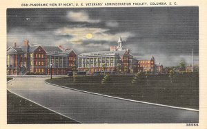 Panoramic view by night US Veterans Administration facility Columbia, South C...