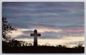 Alto Pass Illinois~Bald Knob Cross @ Sunrise~Pub JMC Photo Service~Vintage PC
