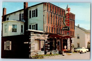 1960 Canada Vintage Postcard Hotel Menuet Notre Dame Street Cap Chat Gaspe North