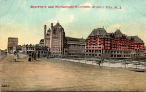 New Jersey Atlantic City The Boardwalk and Marlborough-Blenheim