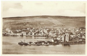 Town  of Scalloway Shetland Scotland United Kingdom from South East