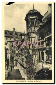 Postcard Old Strasbourg Cour du Corbeau