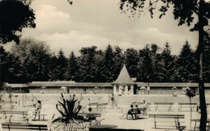 Hungary Harkány Fürdő Strand RPPC  05.62