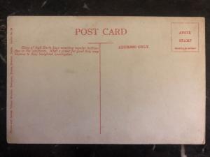 Mint India RPPC Postcard Poona & Indian Village Mission