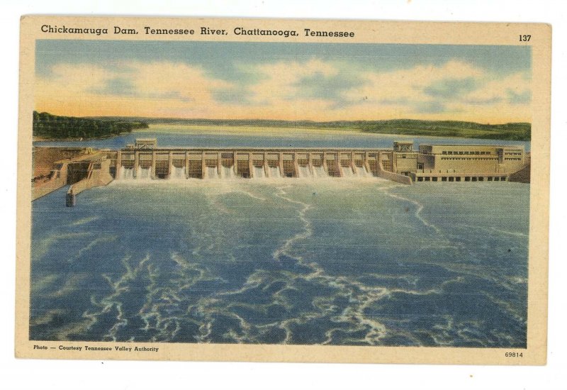 TN - Chattanooga. Chickamauga Dam, Tennessee River