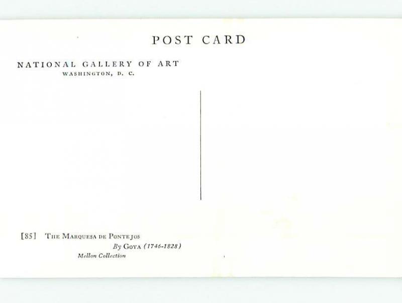 Unused Pre-1980 POSTCARD OF PAINTING AT MUSEUM Washington DC hr0970