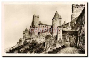 Old Postcard Carcassonne Before Portes De L & # 39Aude