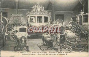 Postcard Old Car Museum of Versailles Charles Sacre X