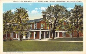 Shelbyville Kentucky Science Hill Female School Exterior Antique Postcard K12263