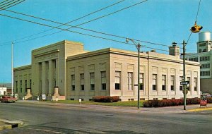 Portsmouth, OH Ohio  POST OFFICE Scioto County  ca1960's Vintage Chrome Postcard