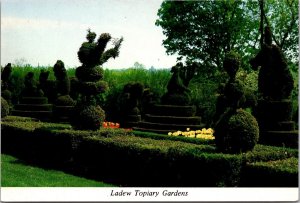 Ladew Topiary Gardens and Manor House, Monkton MD Postcard Q43