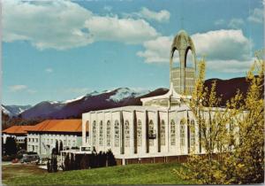 Westminster Abbey Church Fraser Valley Mission BC British Columbia Postcard D44
