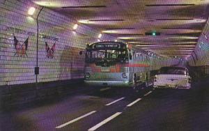 Tunnel Bus Inside Detroit-Windsor Tunnel
